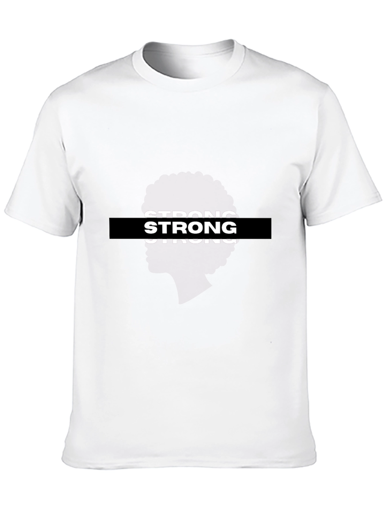 Strong Graphic Black T-Shirt