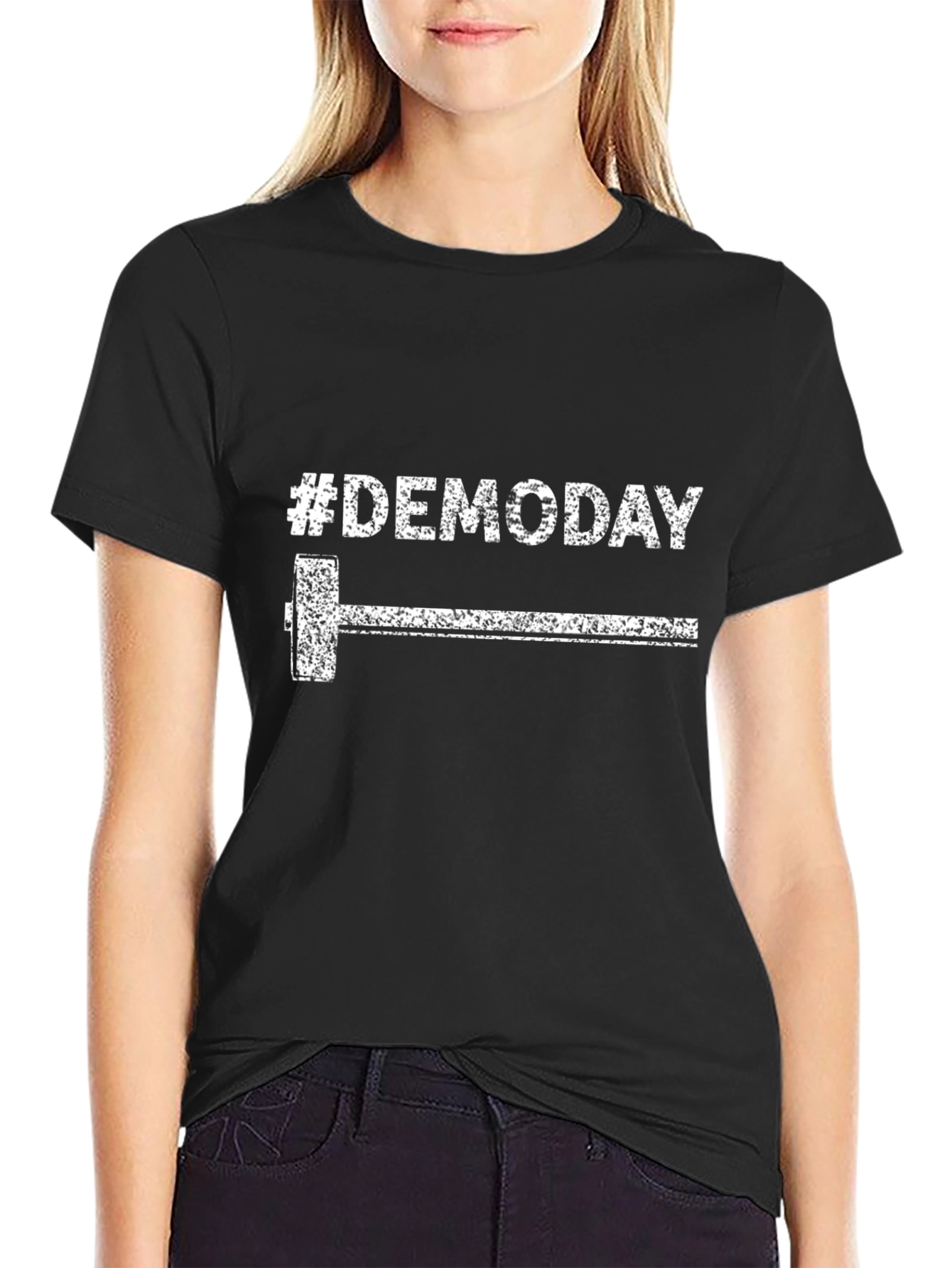 #DemoDay Hammer Graphic Black T-Shirt