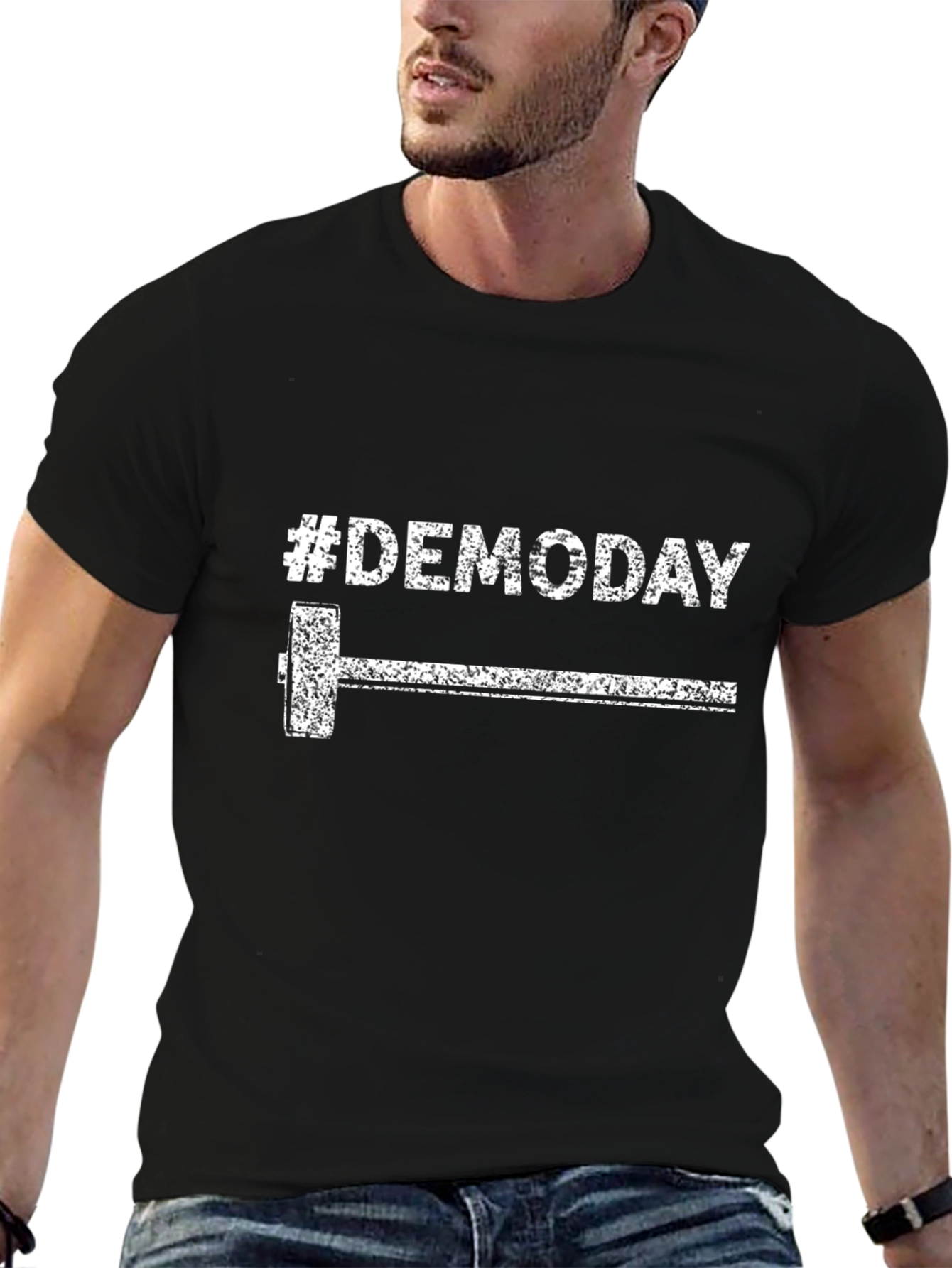 #DemoDay Hammer Graphic Black T-Shirt