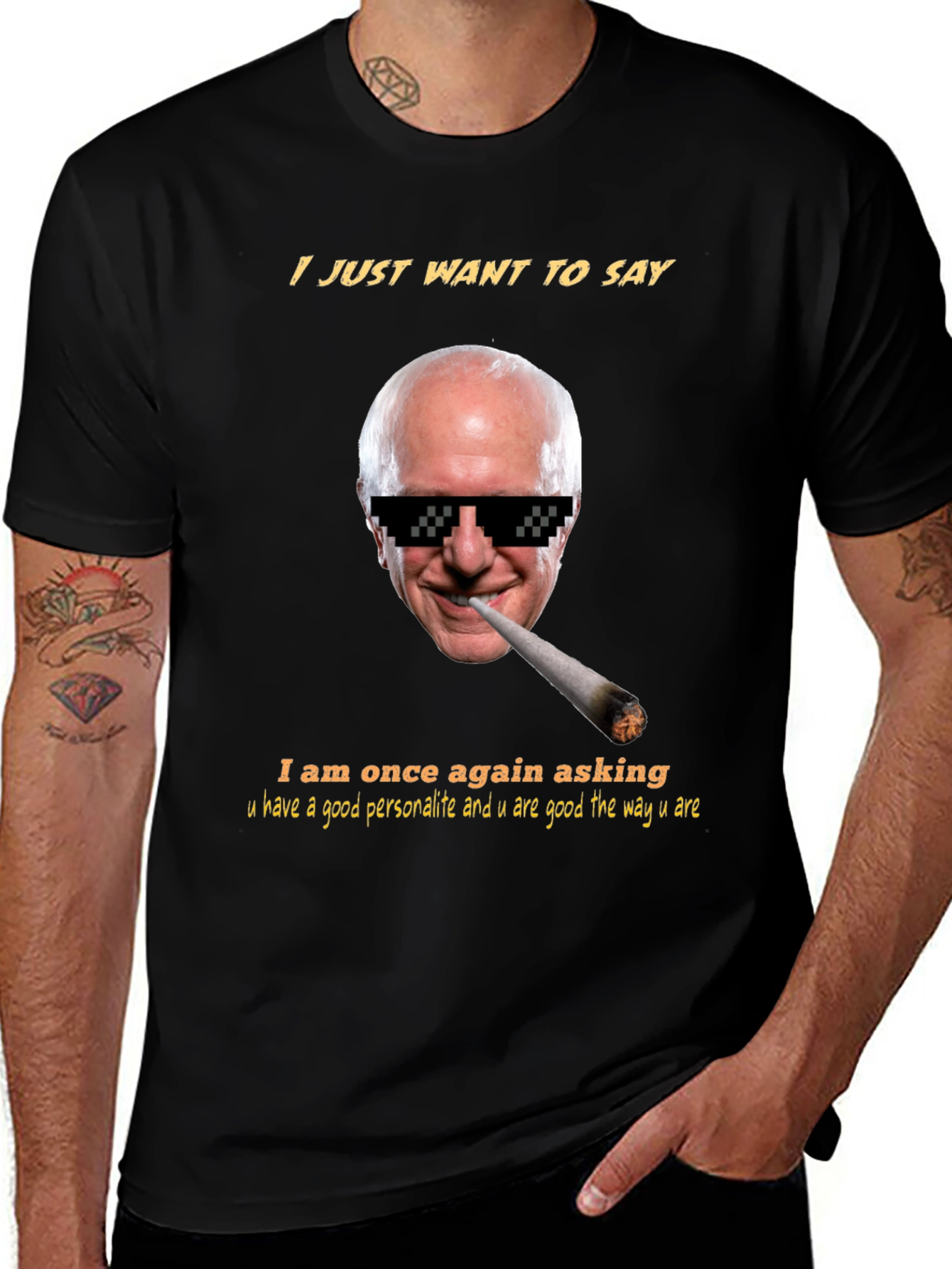 I Just Want To Say Bernie Meme T-Shirt