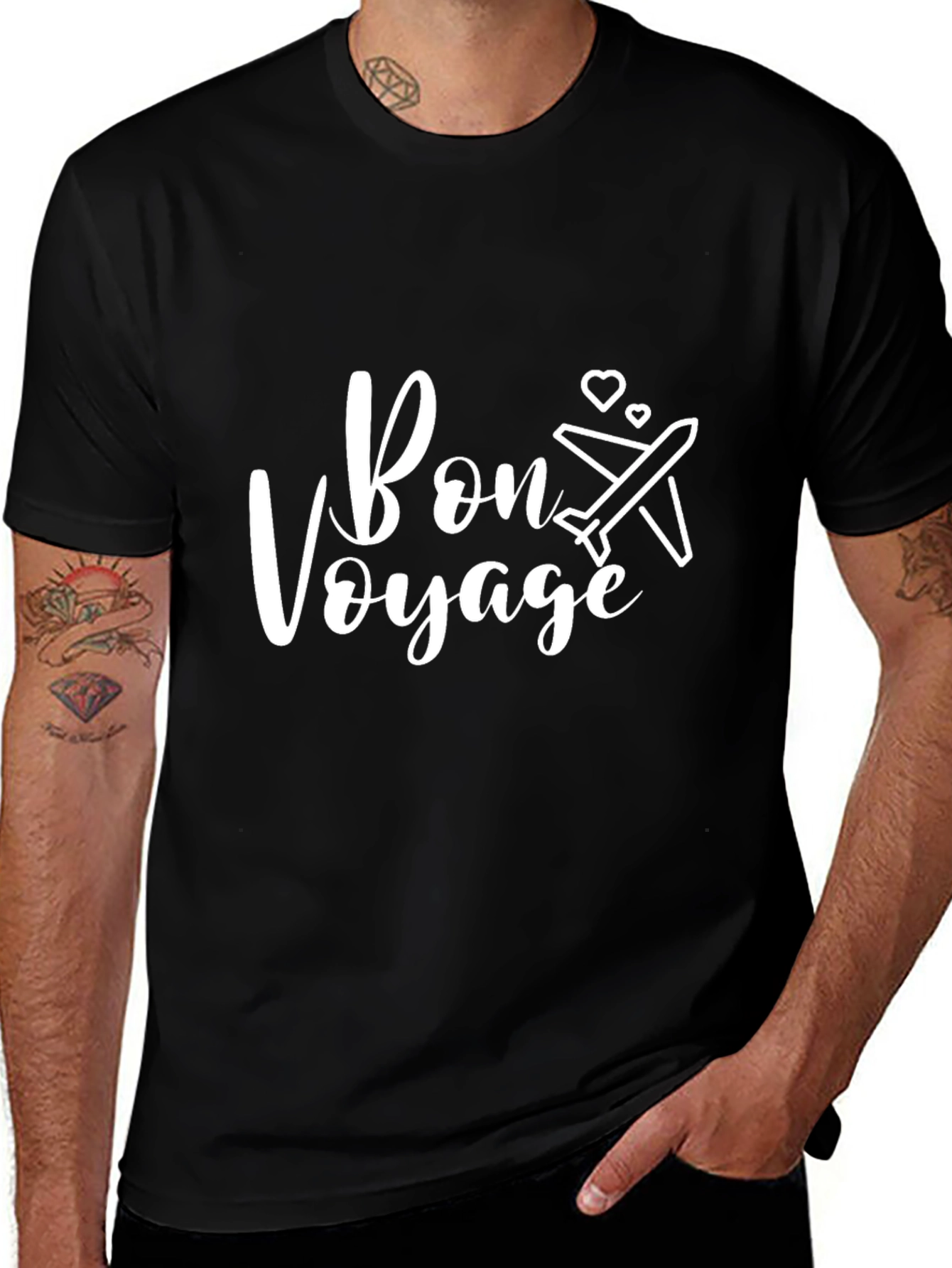 Bon Voyage Graphic Tee - Travel T-Shirt