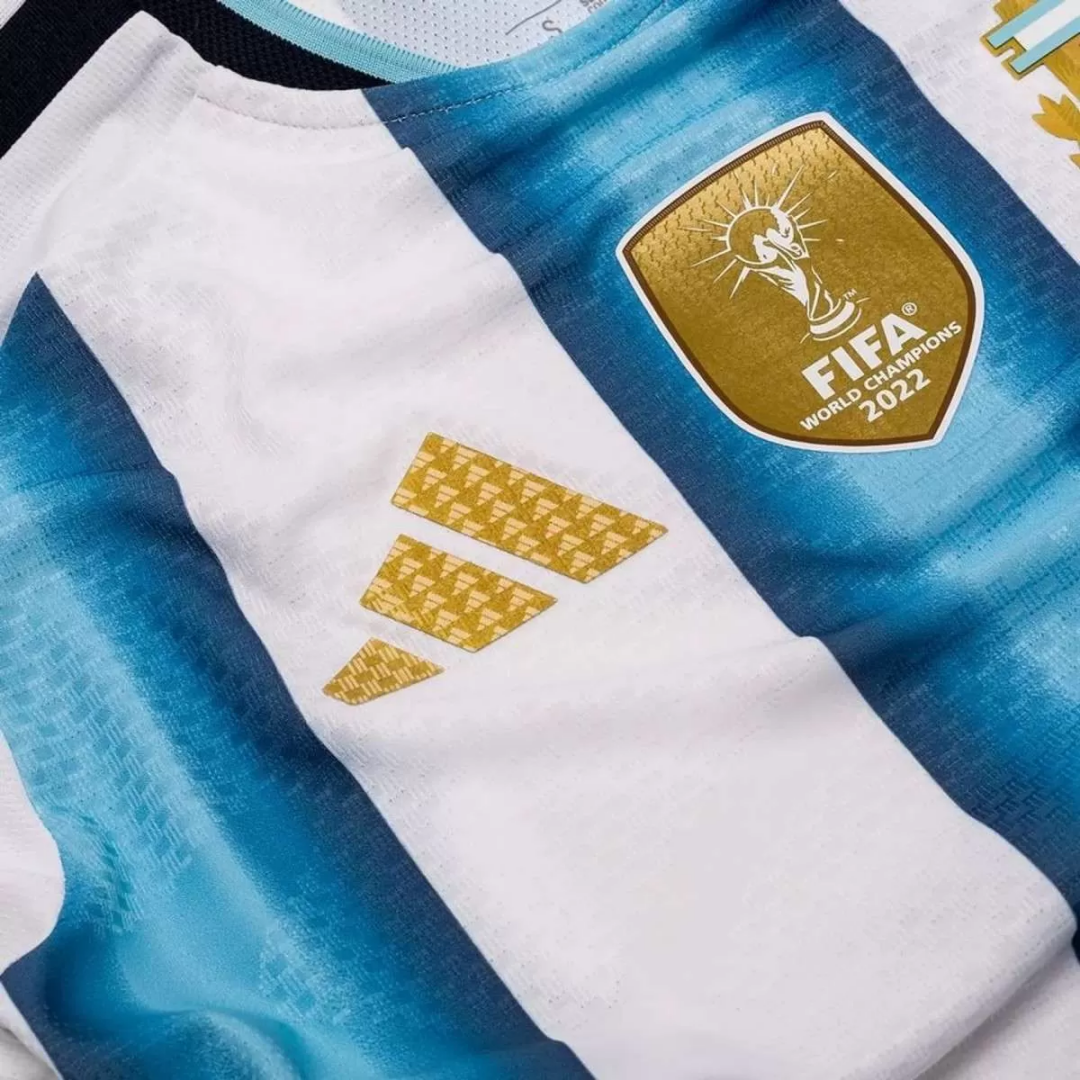 Player Version Argentina Home Long Sleeve Authentic Jersey World Cup 2026