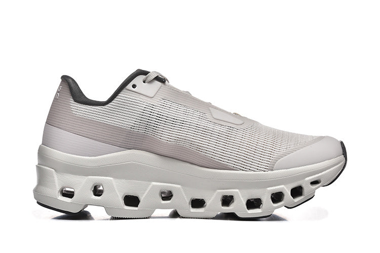 On Running Women's Cloudmonster Void Shoes - Ivory / Wolf