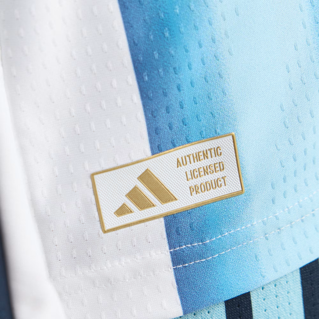 Player Version Argentina Home Long Sleeve Authentic Jersey World Cup 2026