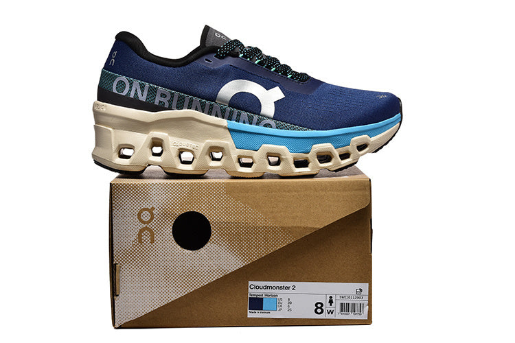 On Cloudmonster 2 Mens Running Shoes Tempest Horizon