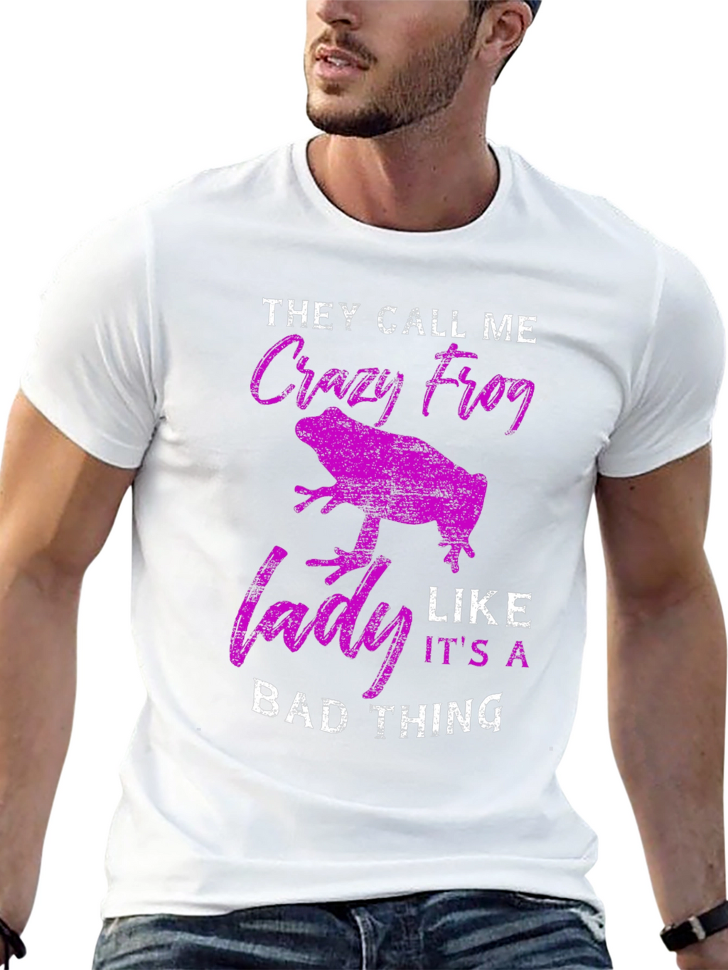 Crazy Frog Lady T-Shirt