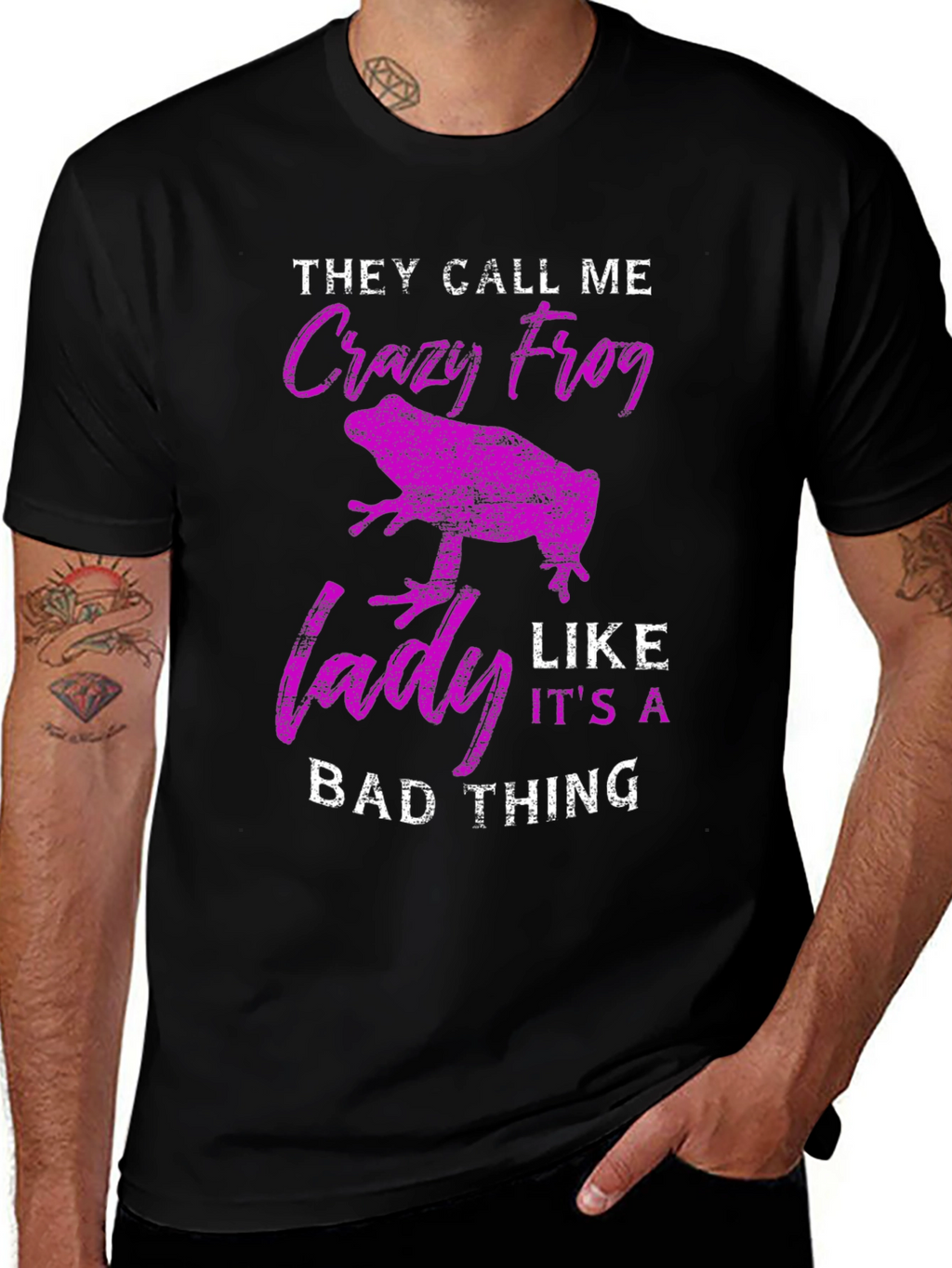 Crazy Frog Lady T-Shirt