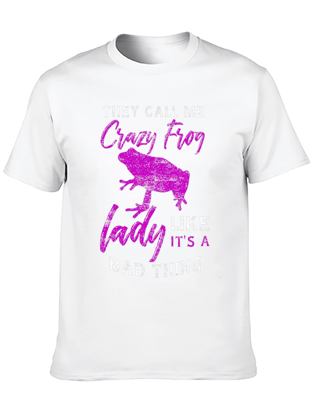 Crazy Frog Lady T-Shirt