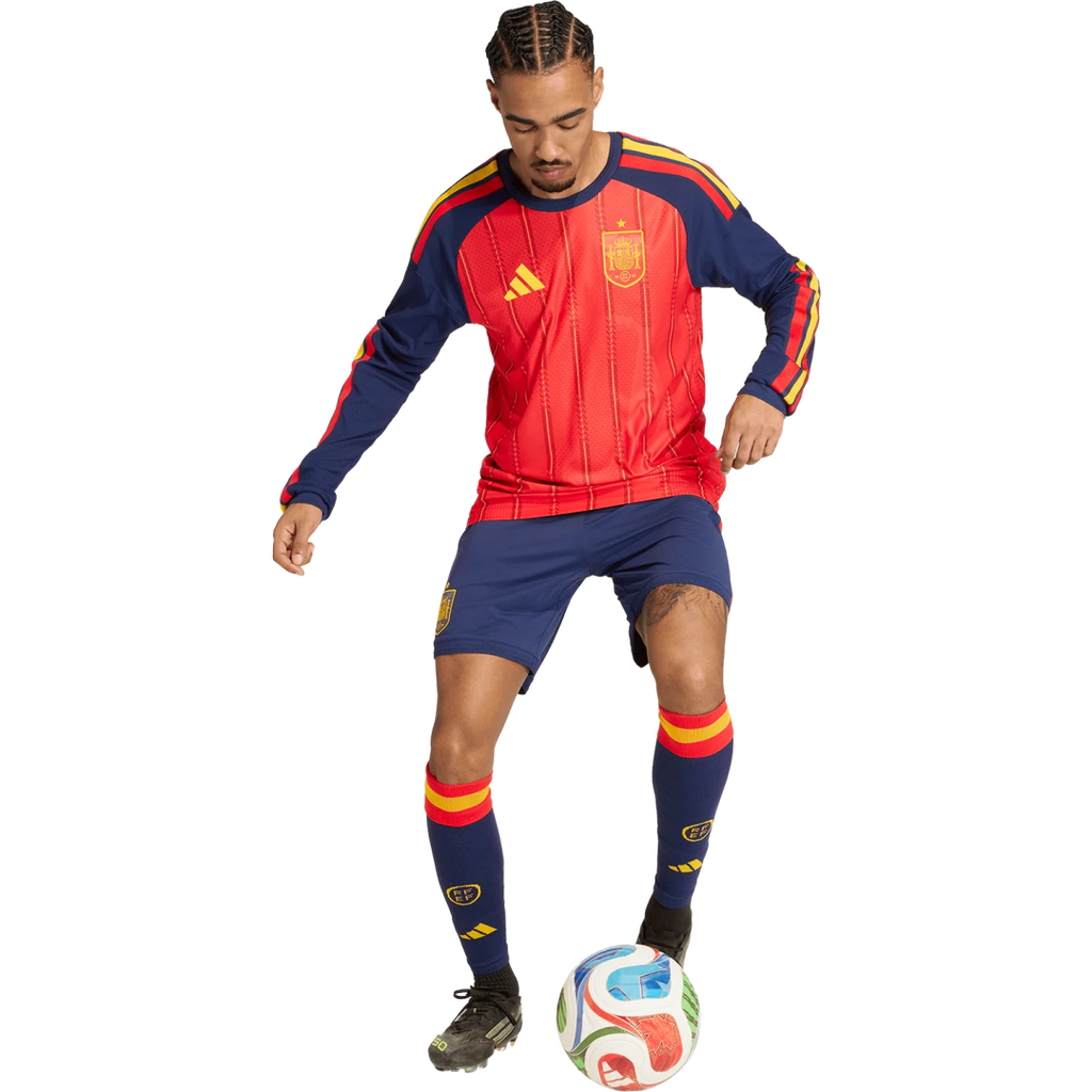 Player Version Spain Home Long Sleeve Authentic Jersey World Cup 2026