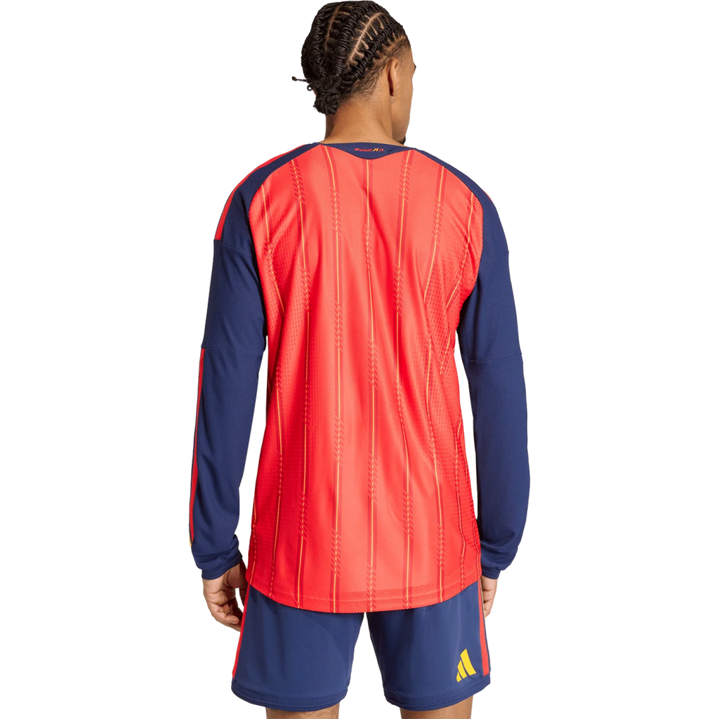 Player Version Spain Home Long Sleeve Authentic Jersey World Cup 2026