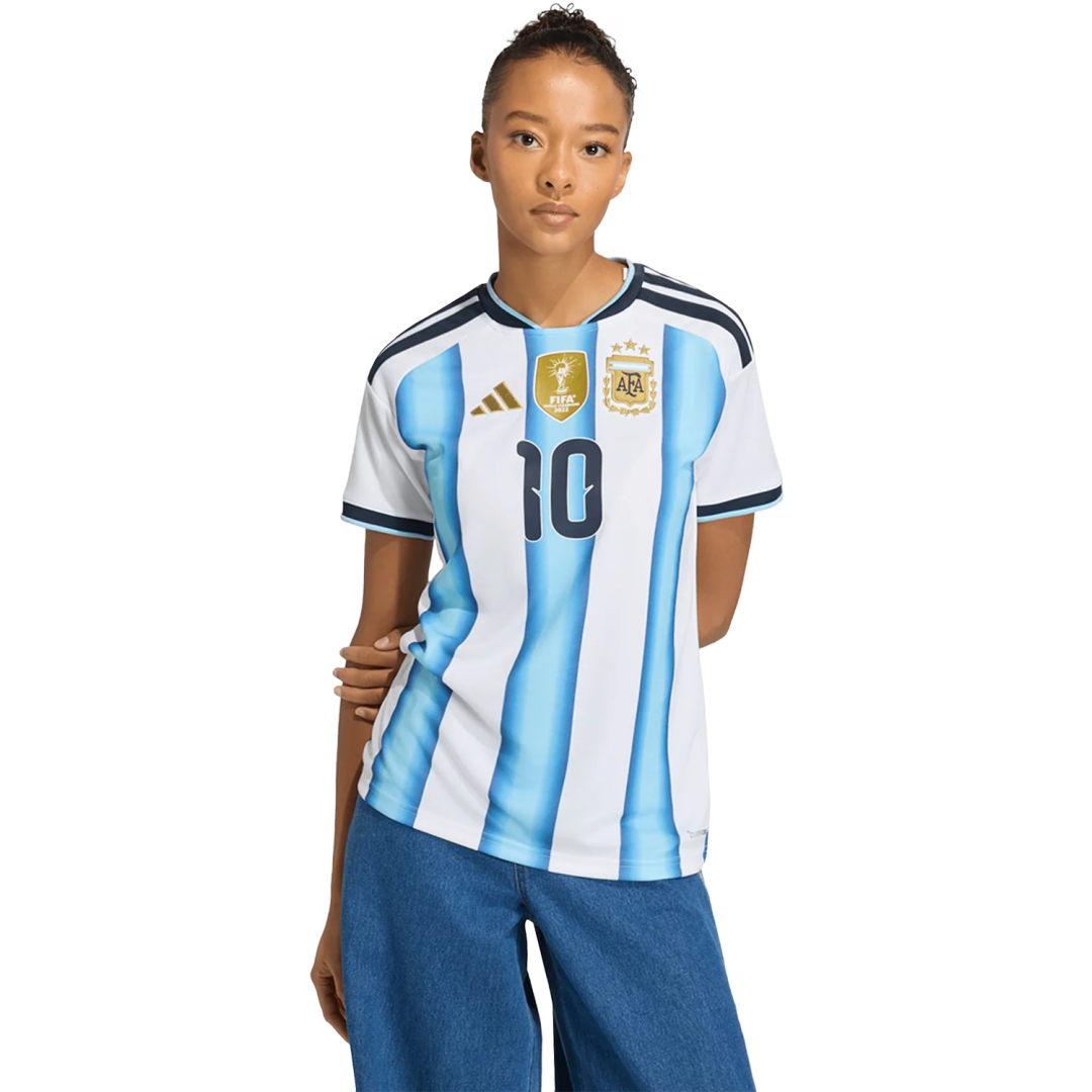 Messi #10 Women's Argentina Home Jersey World Cup 2026