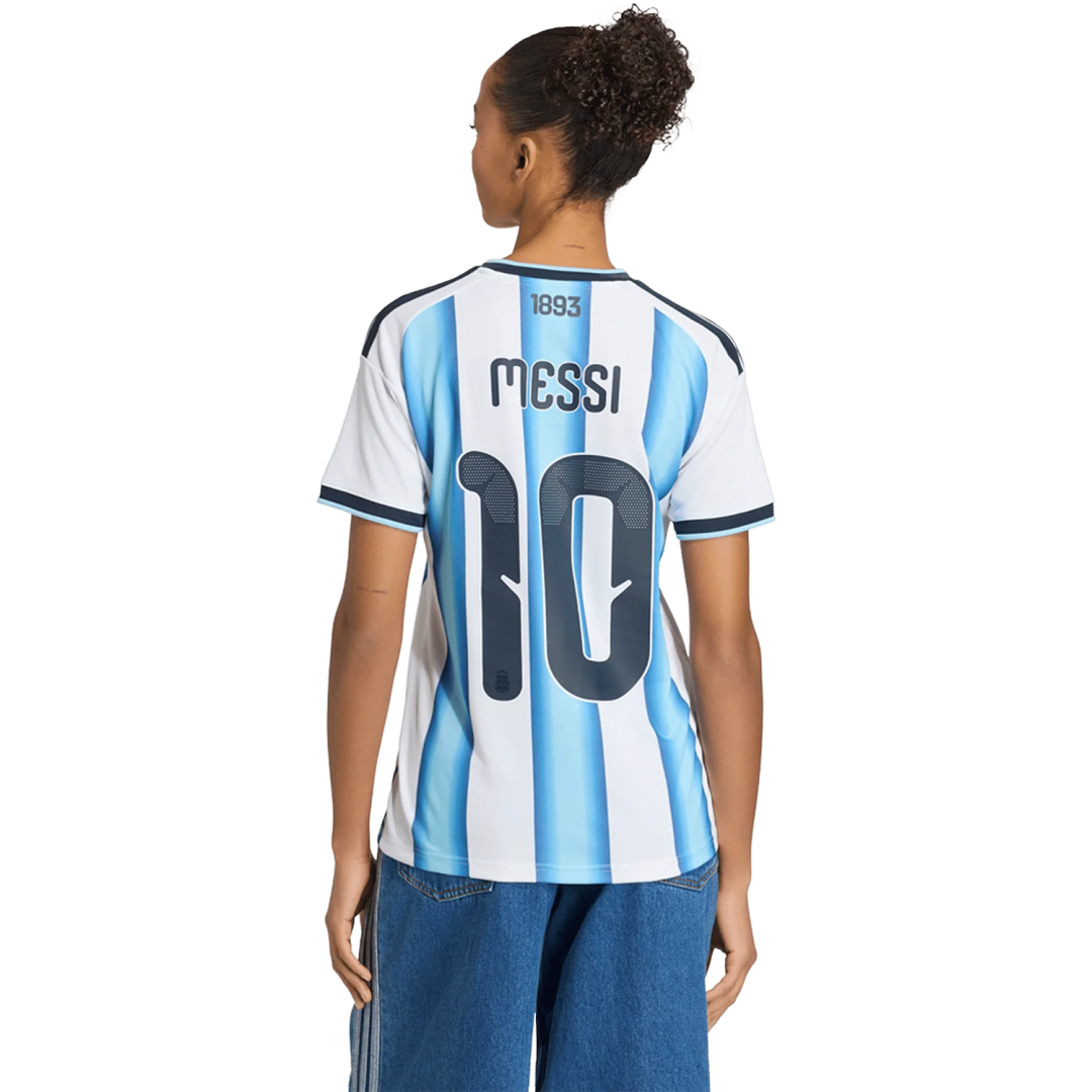 Messi #10 Women's Argentina Home Jersey World Cup 2026