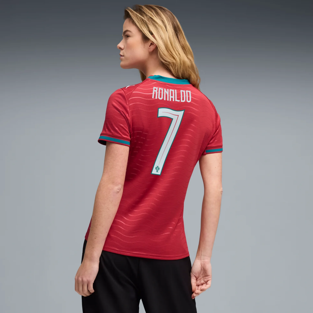 Ronaldo #7 Women's Portugal Home Jersey World Cup 2026
