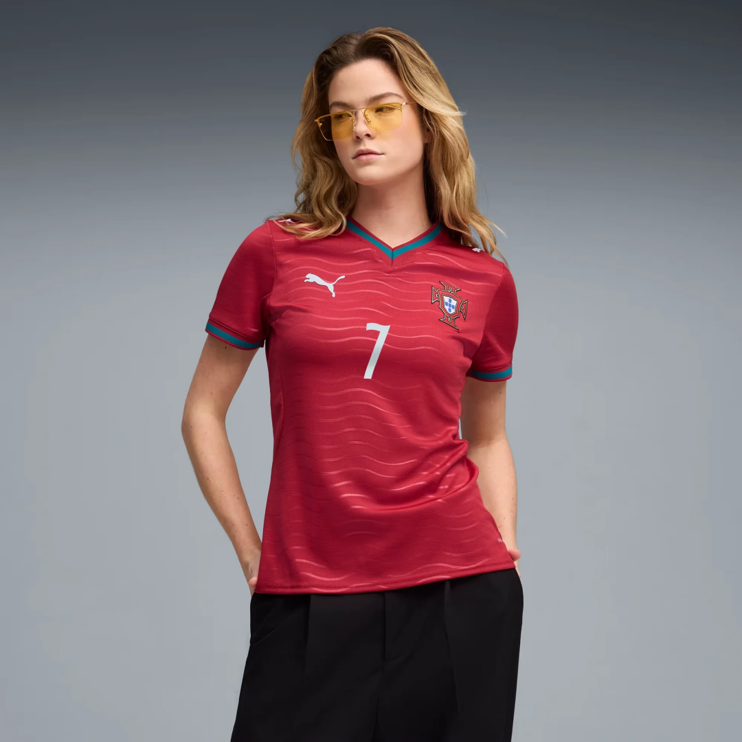 Ronaldo #7 Women's Portugal Home Jersey World Cup 2026