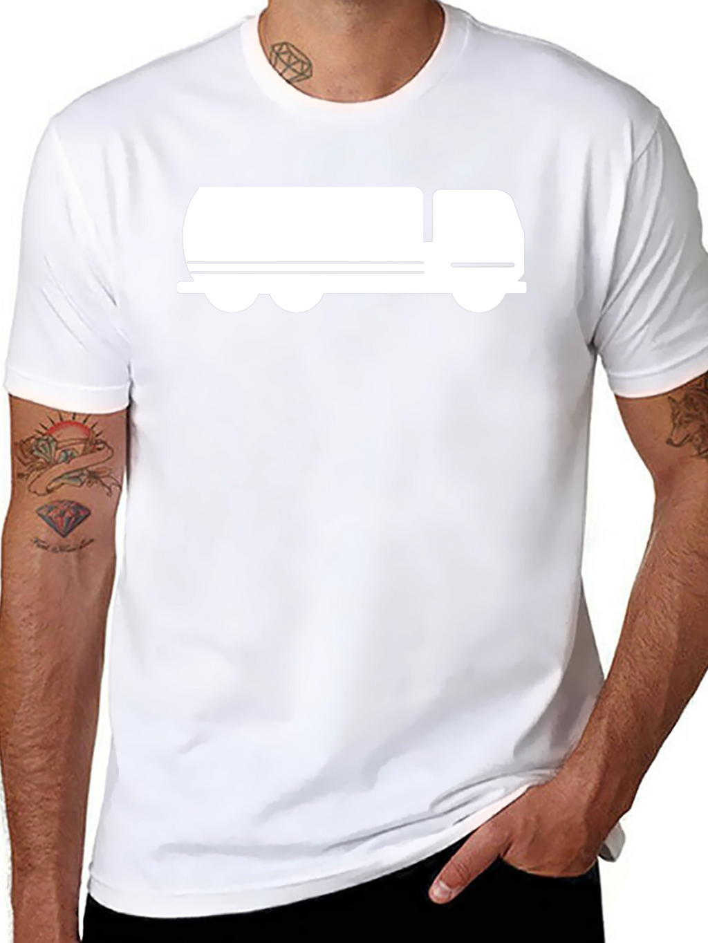 Black Truck Graphic Tee - Unique Design