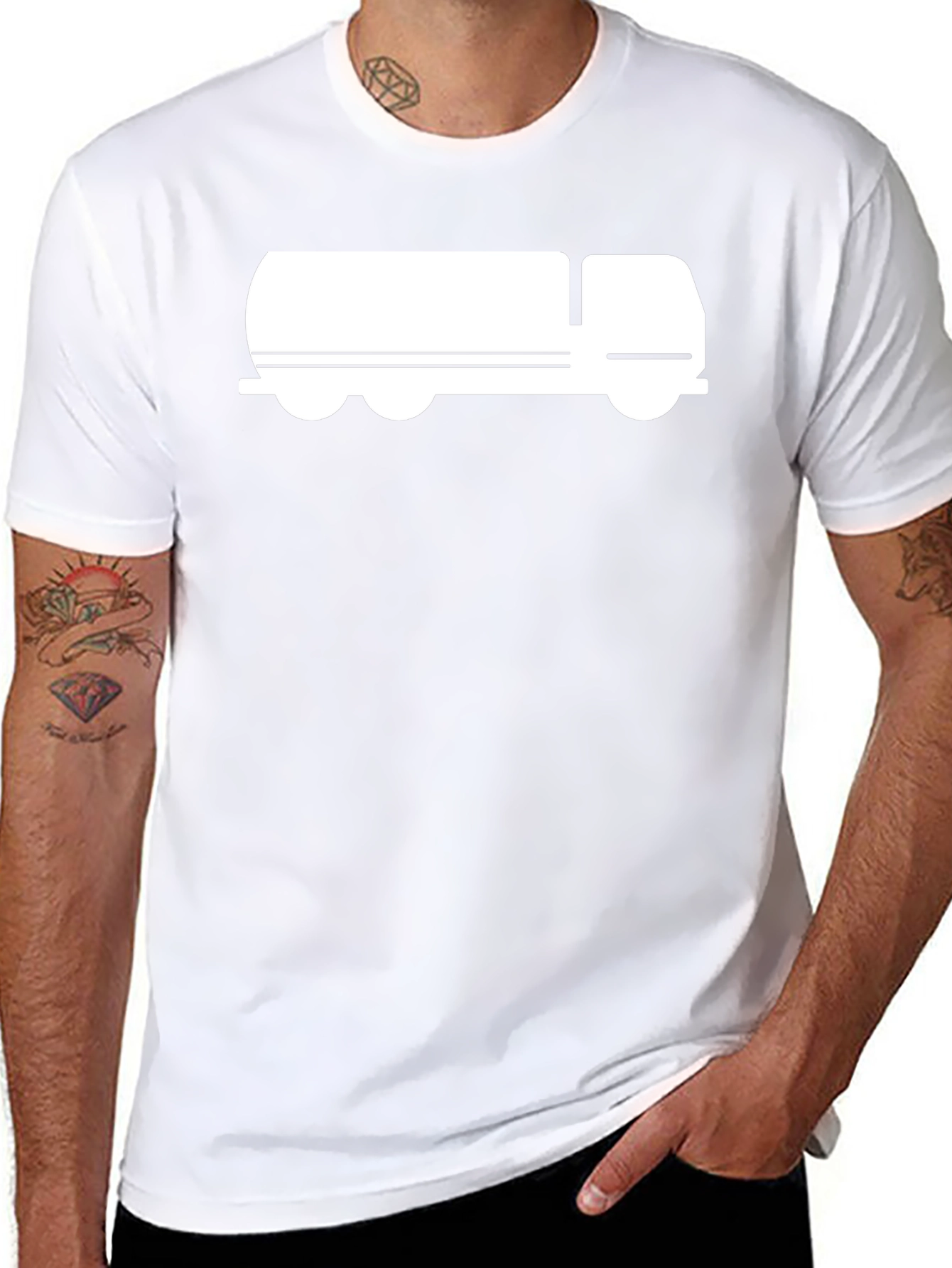 Black Truck Graphic Tee - Unique Design