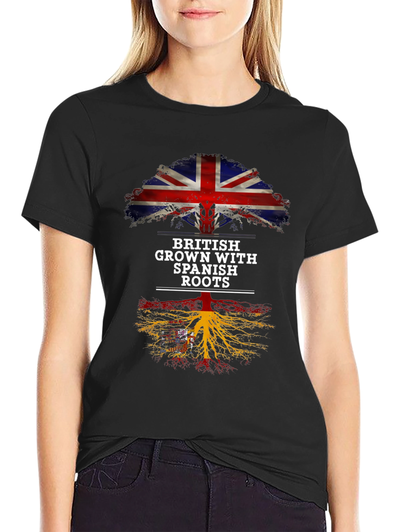 British Grown with Spanish Roots T-Shirt