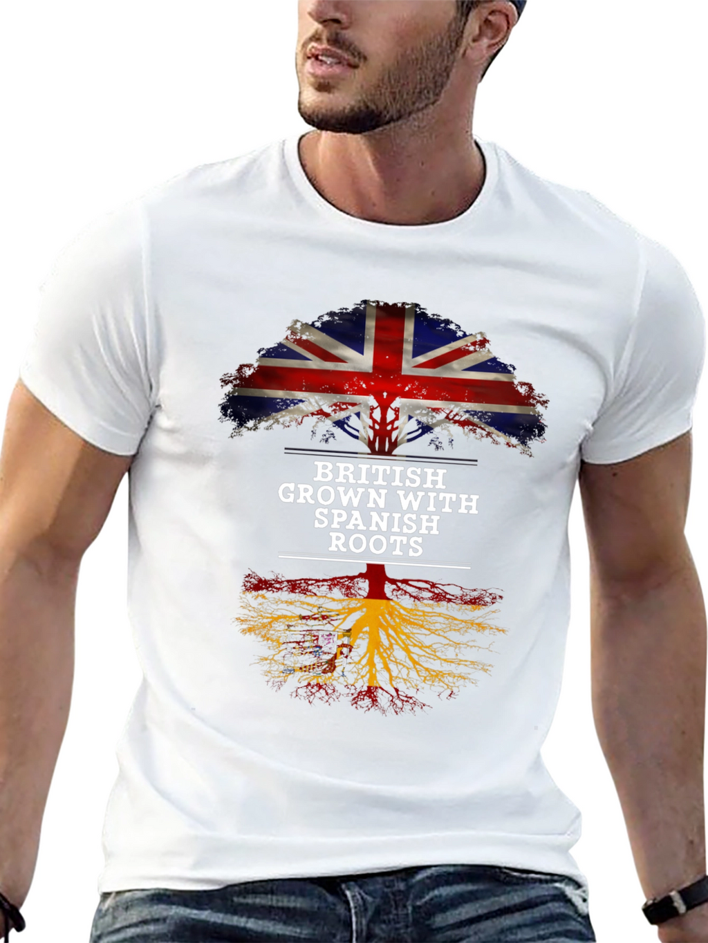 British Grown with Spanish Roots T-Shirt