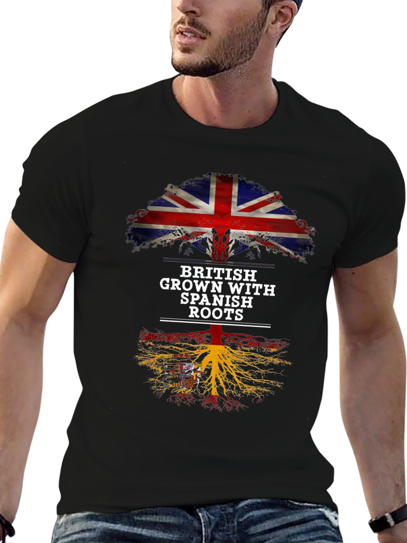 British Grown with Spanish Roots T-Shirt