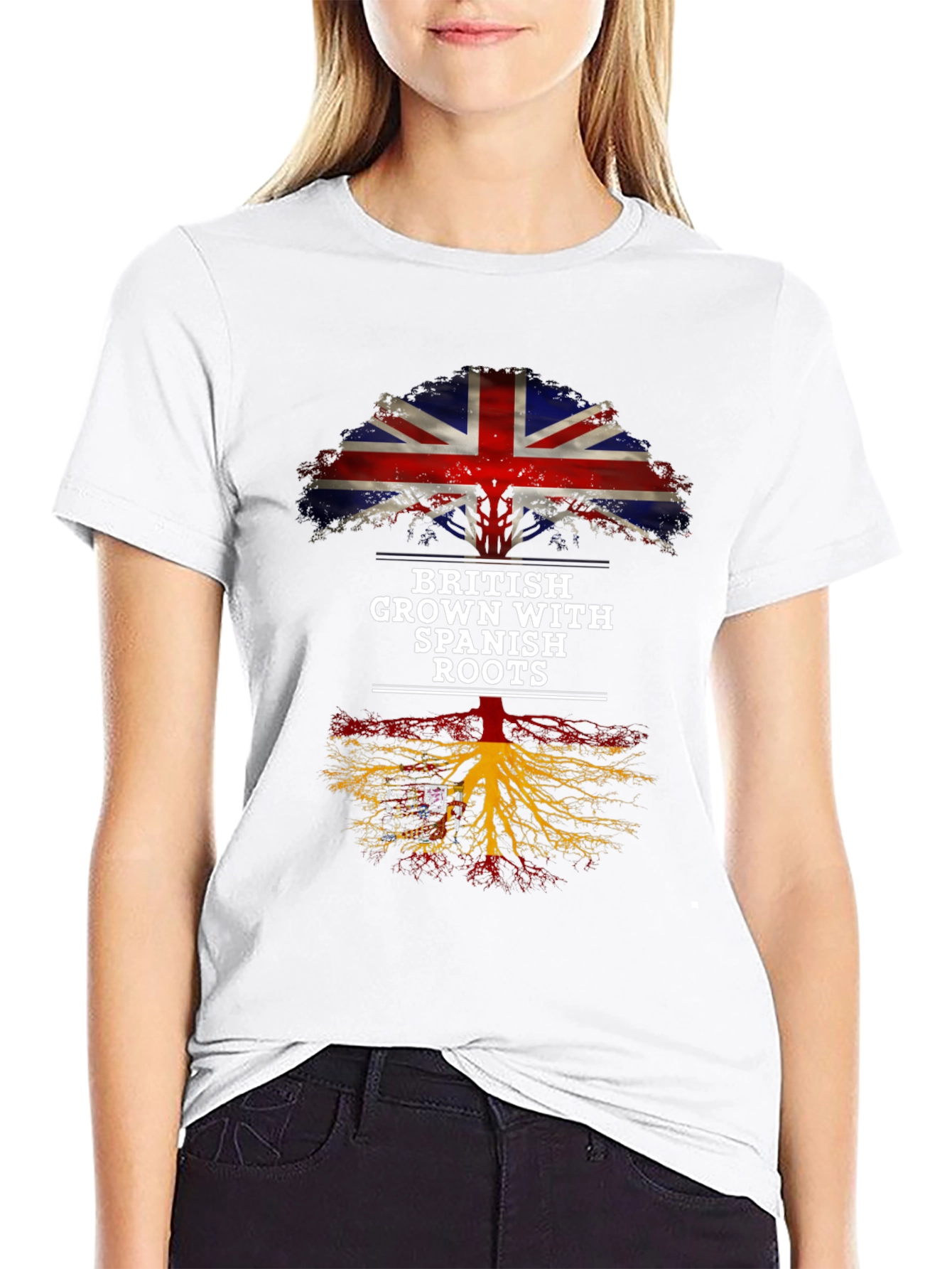 British Grown with Spanish Roots T-Shirt