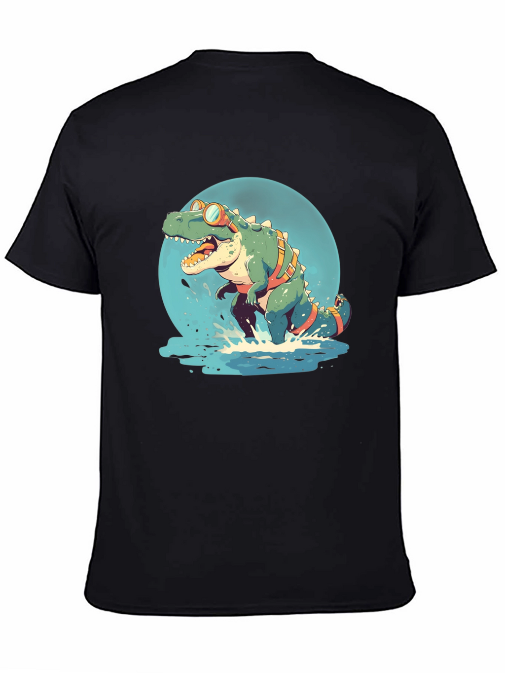 Dino Swimmer Graphic Tee