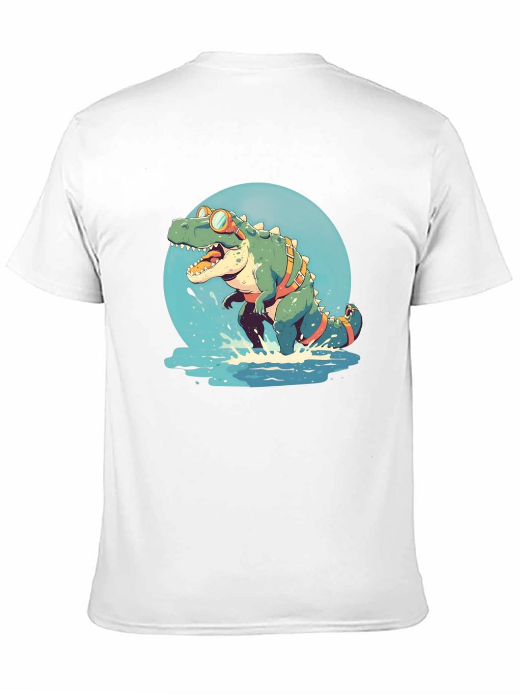 Dino Swimmer Graphic Tee