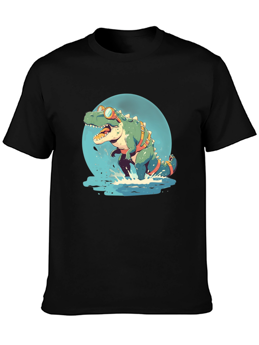 Dino Swimmer Graphic Tee