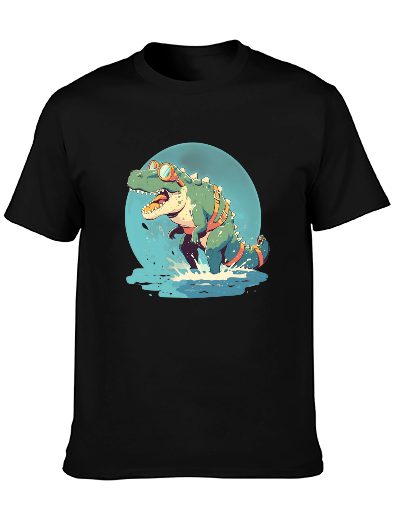 Dino Swimmer Graphic Tee