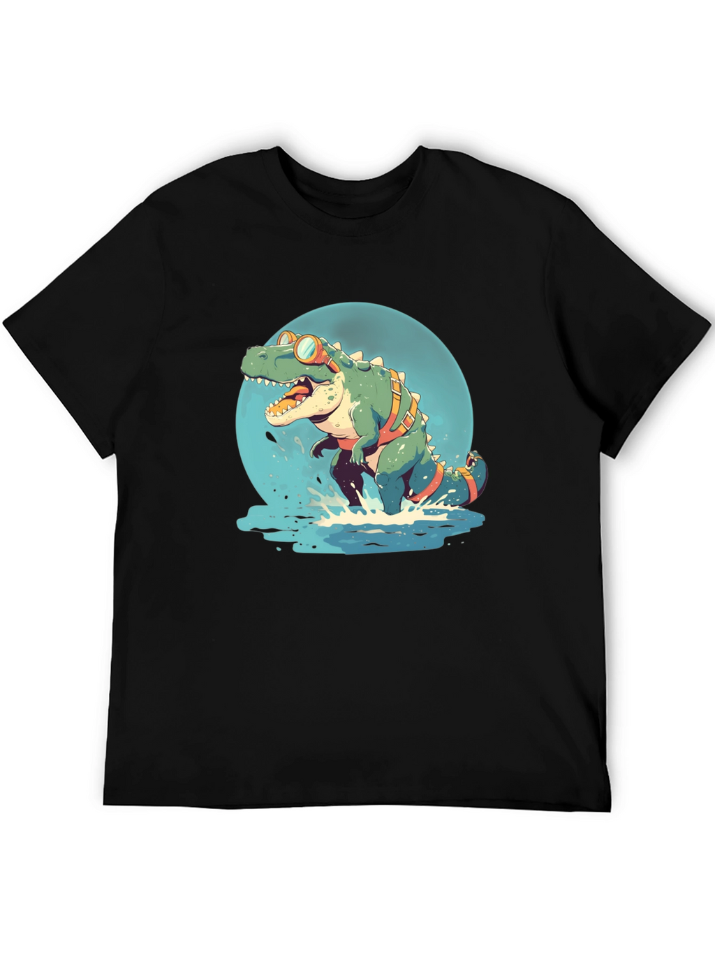 Dino Swimmer Graphic Tee