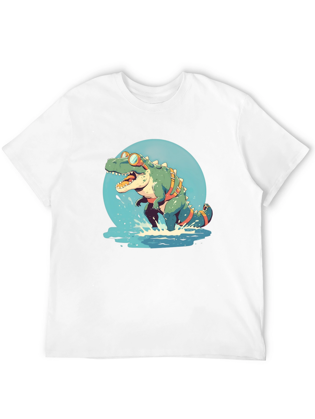 Dino Swimmer Graphic Tee