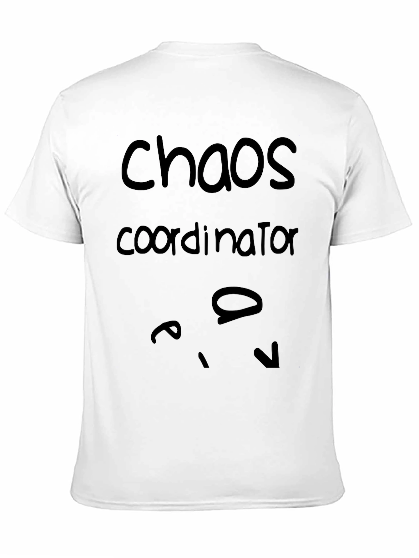 Chaos Coordinator Graphic Tee - Black Cotton Blend