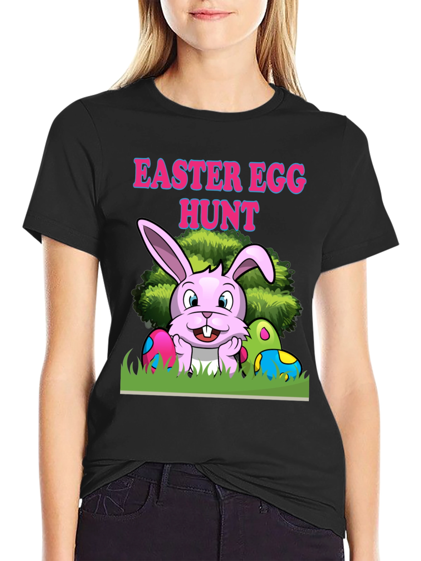 Easter Egg Hunt Bunny T-Shirt