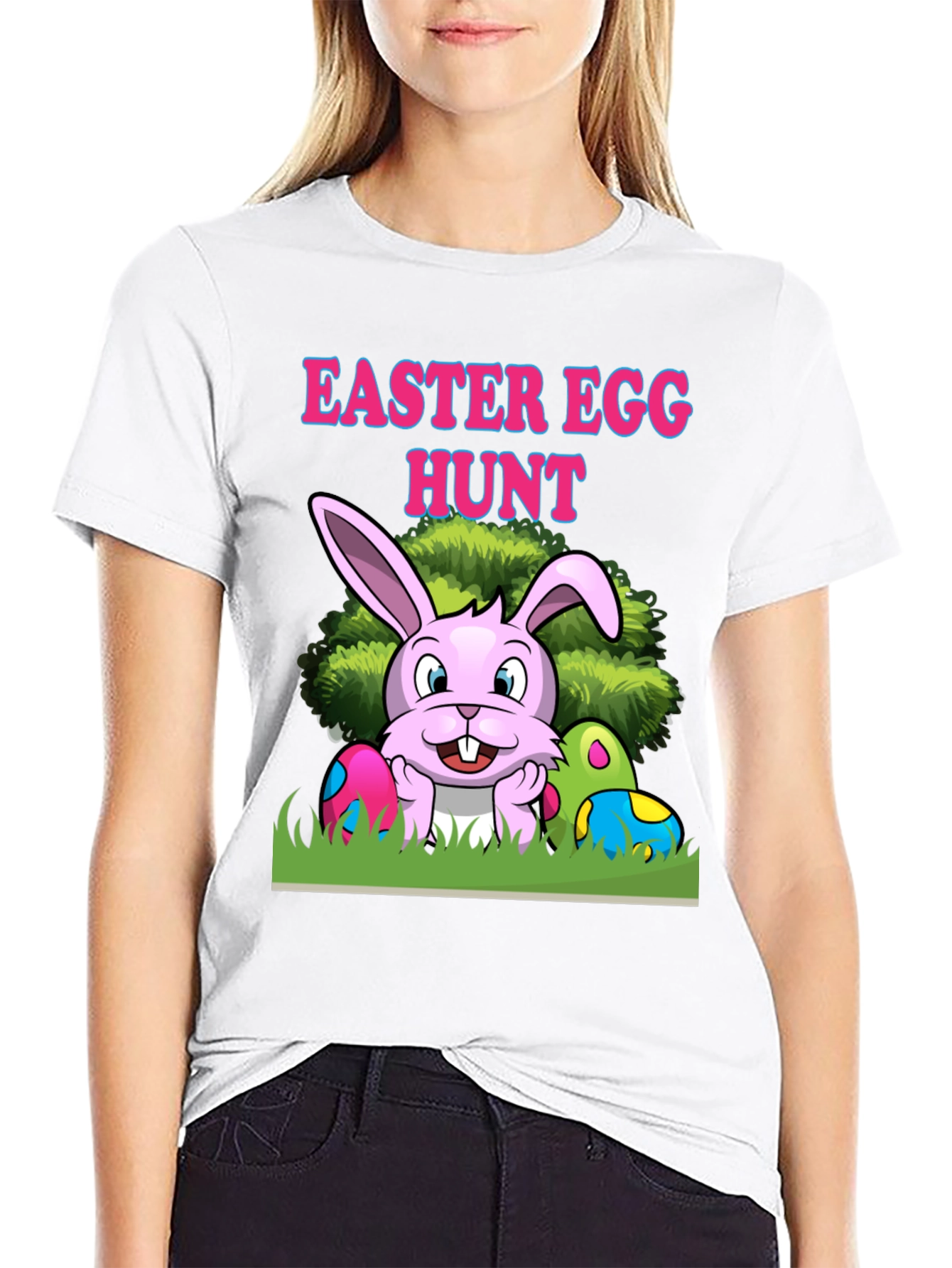 Easter Egg Hunt Bunny T-Shirt