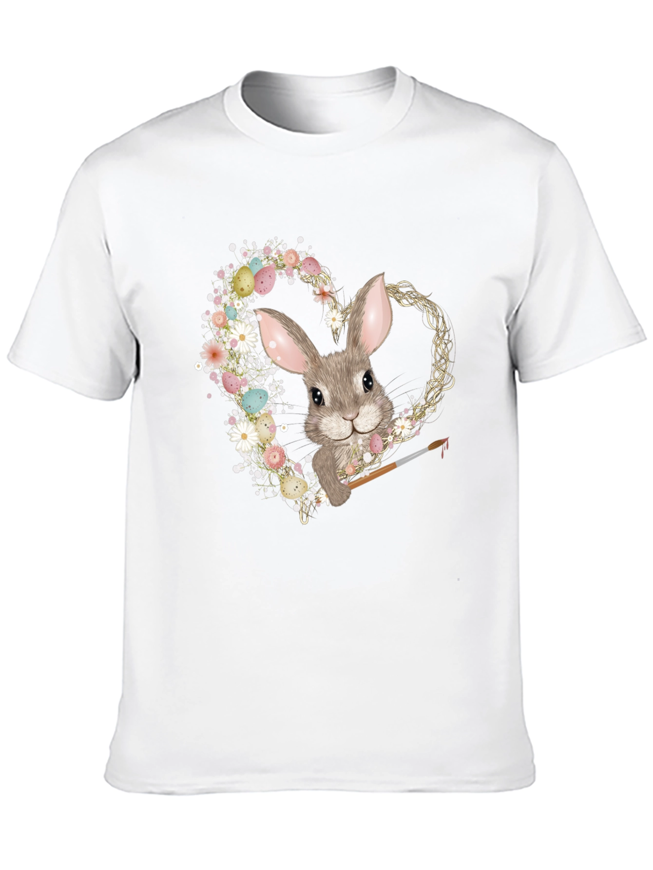 Easter Bunny Heart T-Shirt - Spring Holiday Tee