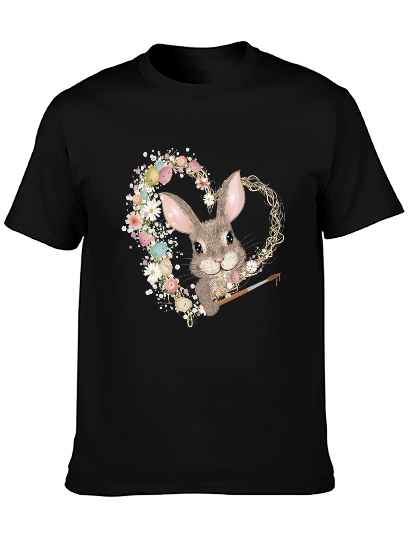 Easter Bunny Heart T-Shirt - Spring Holiday Tee