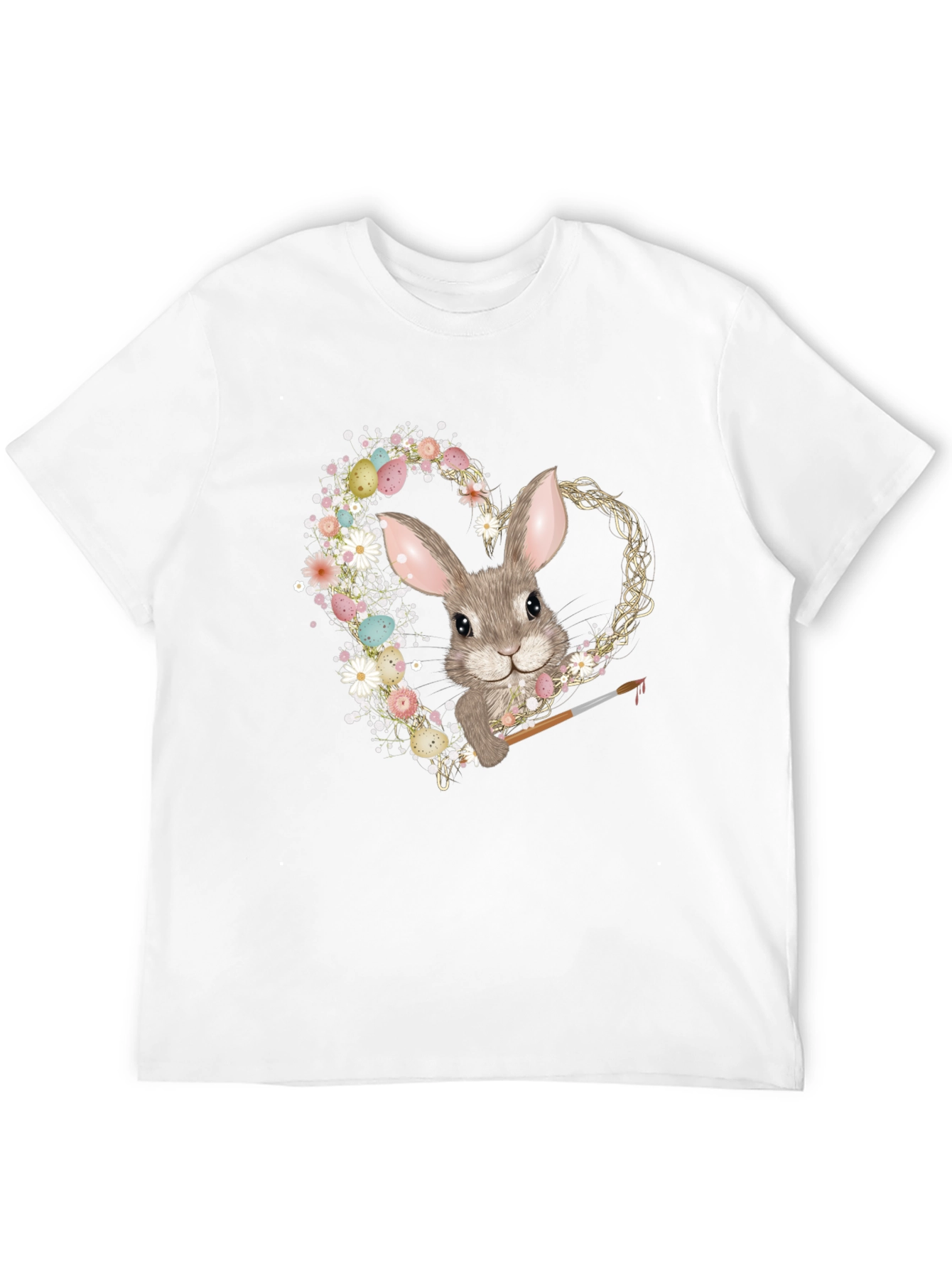 Easter Bunny Heart T-Shirt - Spring Holiday Tee