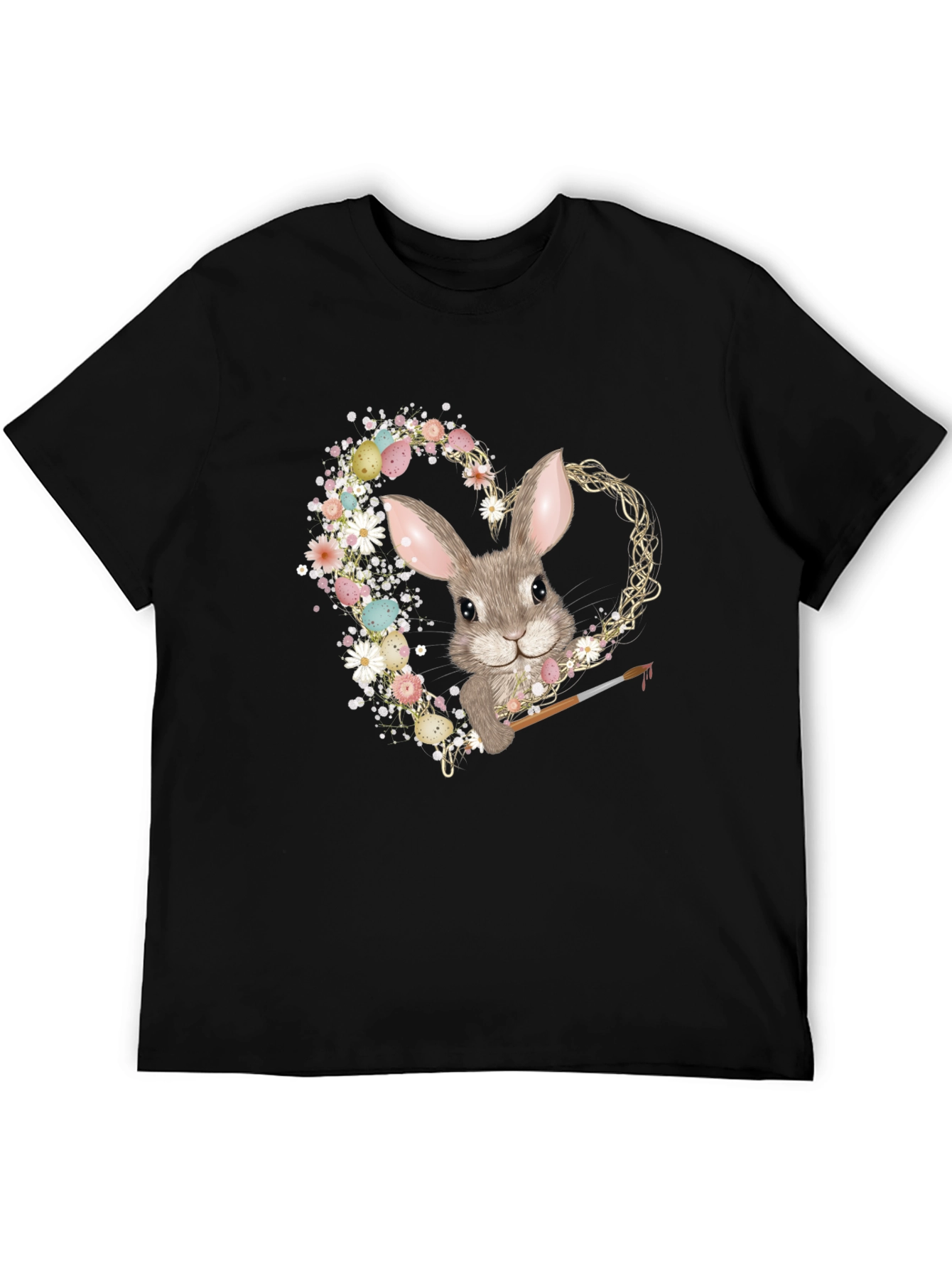 Easter Bunny Heart T-Shirt - Spring Holiday Tee