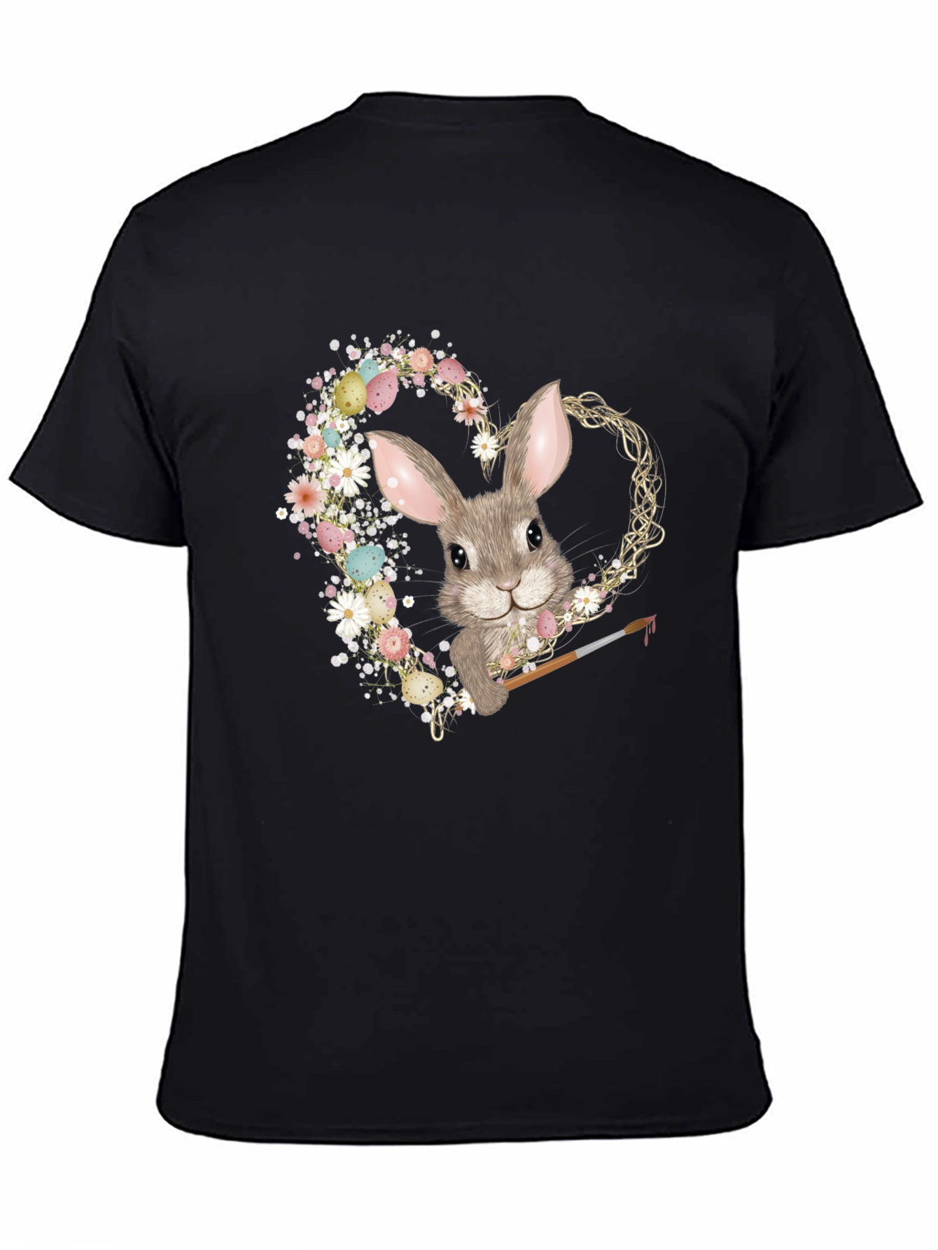 Easter Bunny Heart T-Shirt - Spring Holiday Tee
