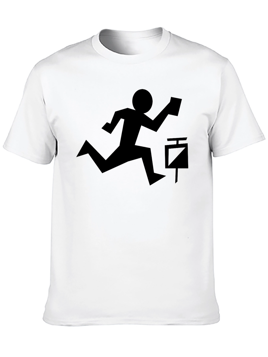 Orienteering Black T-Shirt - Run and Navigate!