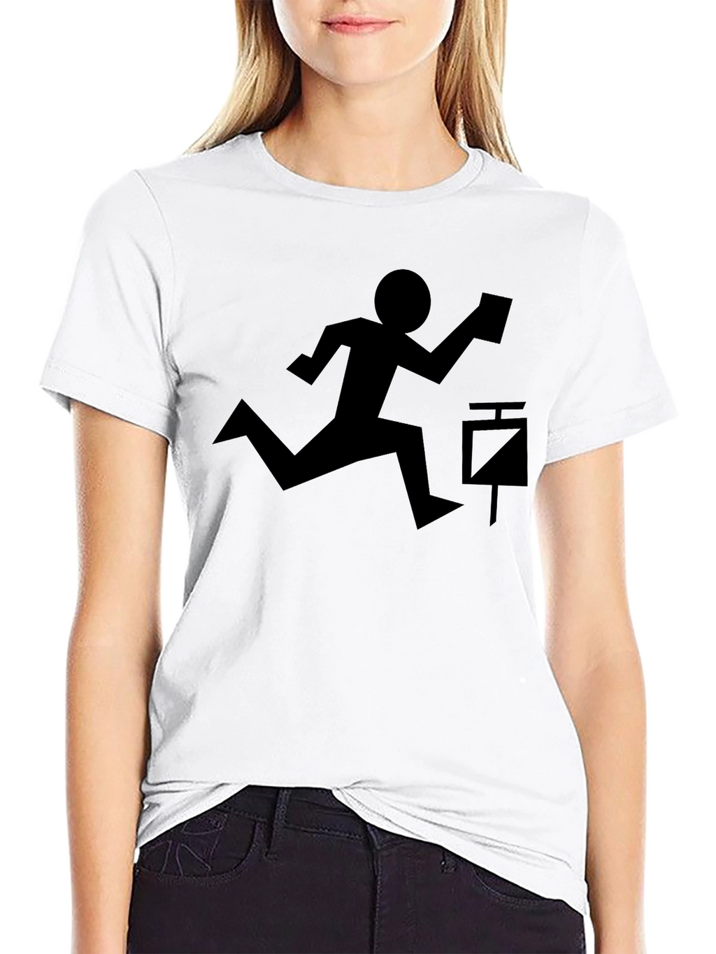 Orienteering Black T-Shirt - Run and Navigate!