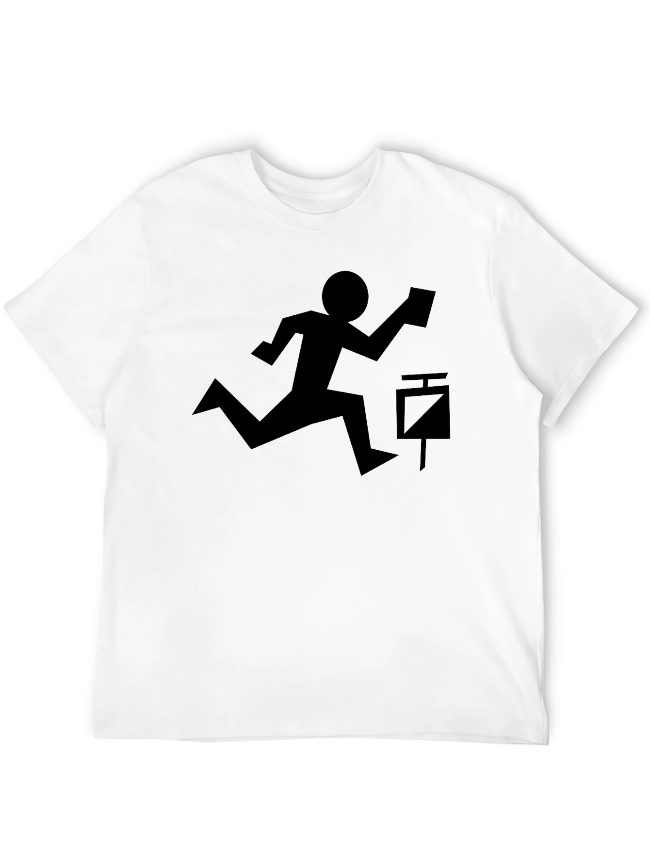 Orienteering Black T-Shirt - Run and Navigate!