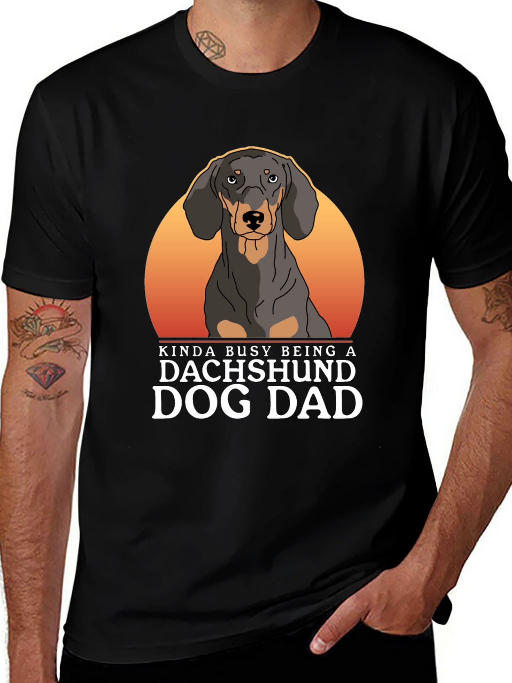 Dachshund Dog Dad T-Shirt