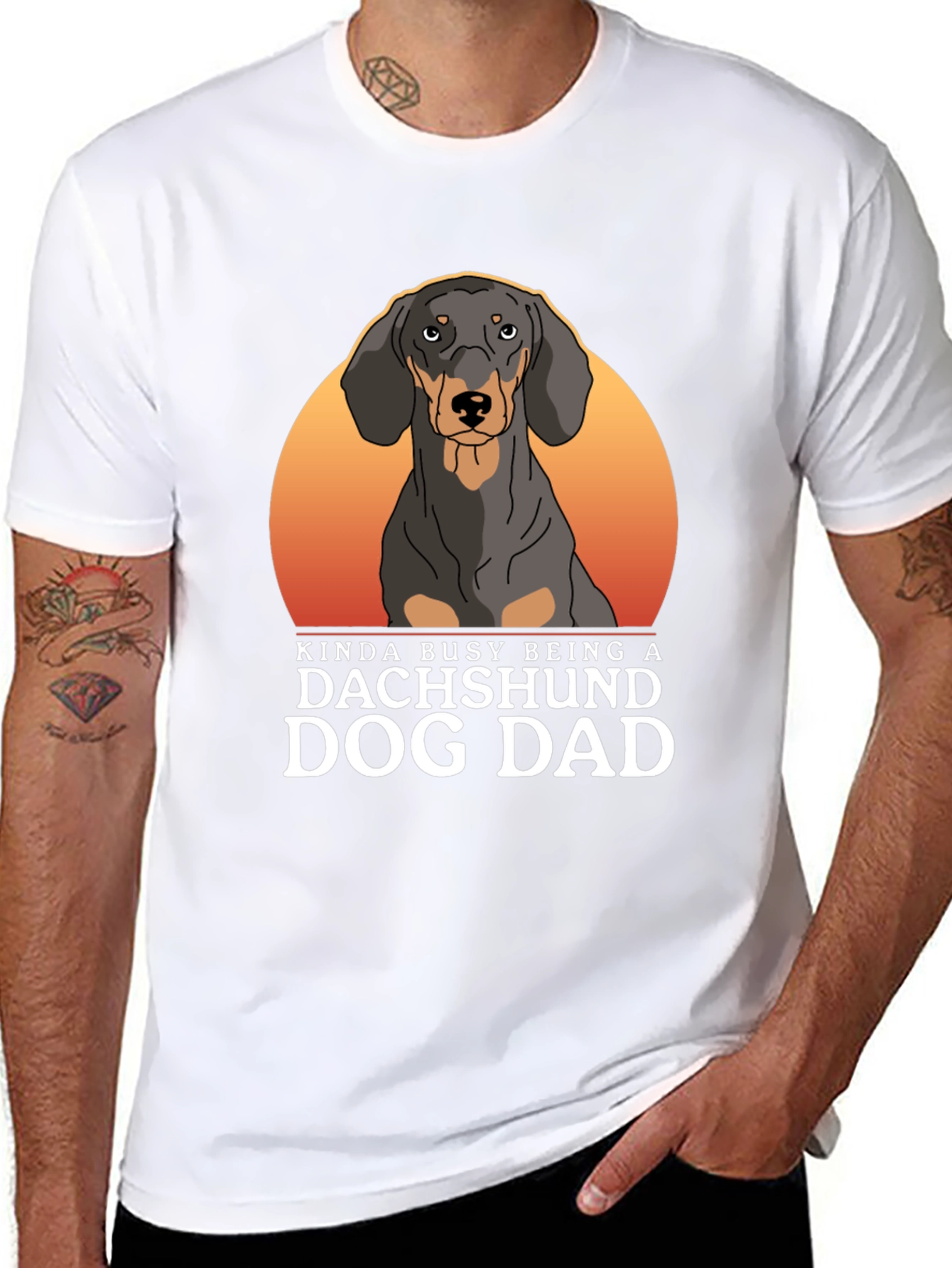 Dachshund Dog Dad T-Shirt