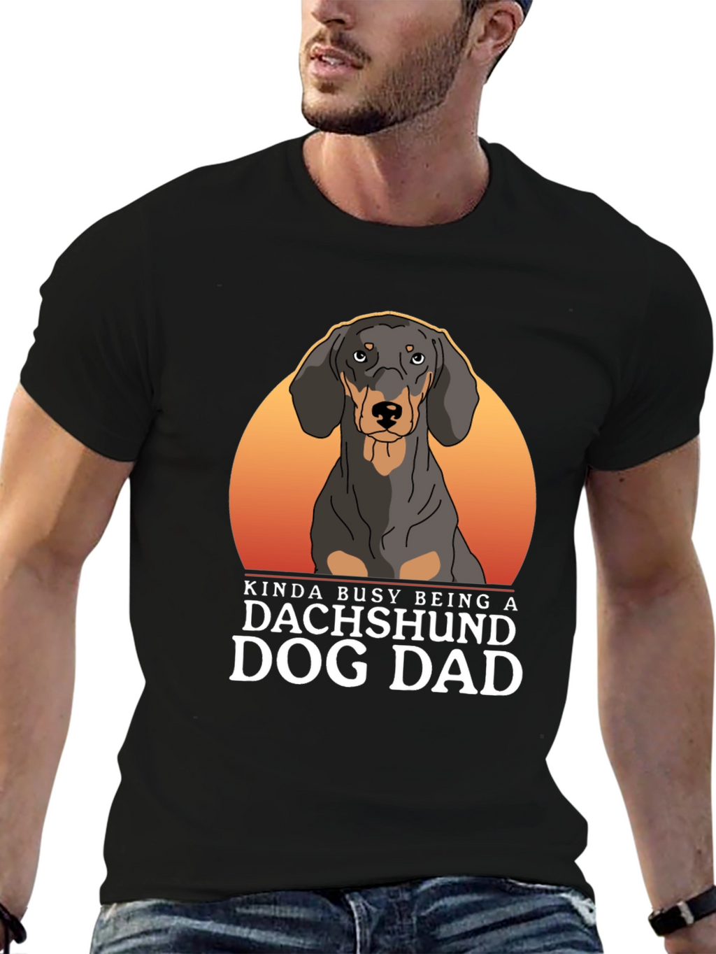 Dachshund Dog Dad T-Shirt