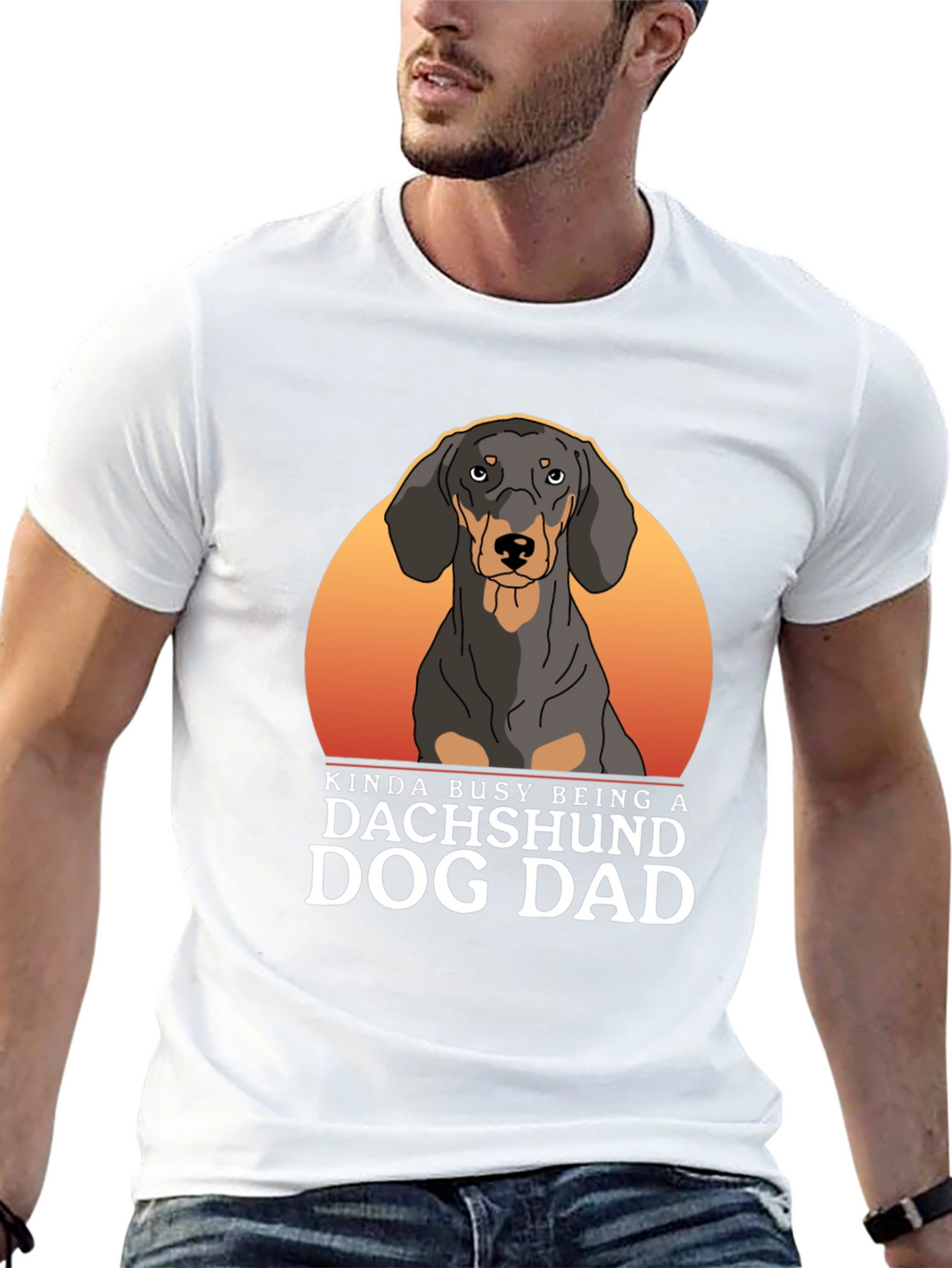Dachshund Dog Dad T-Shirt
