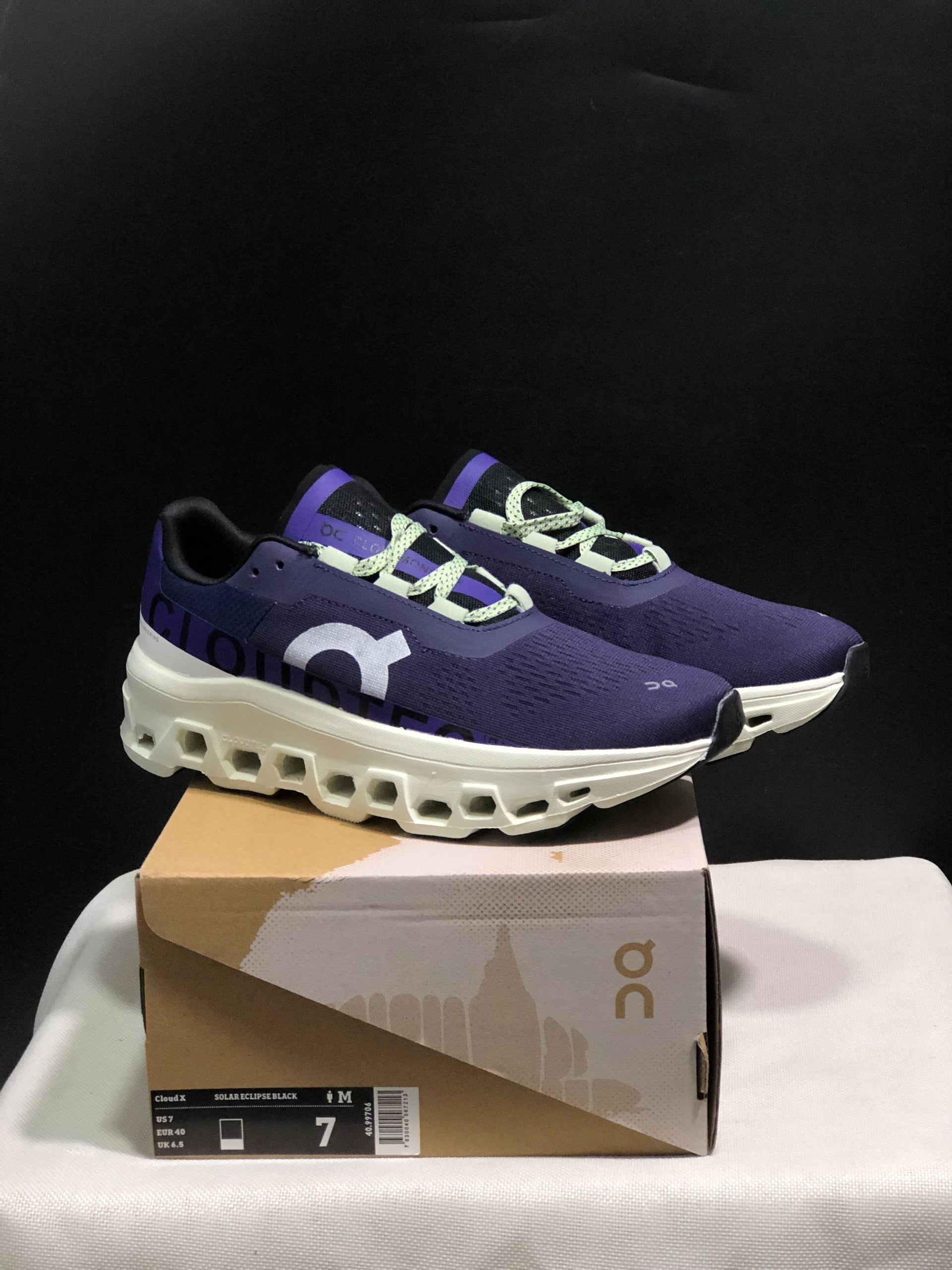 On Running Cloudmonster Sneakers Acai Purple