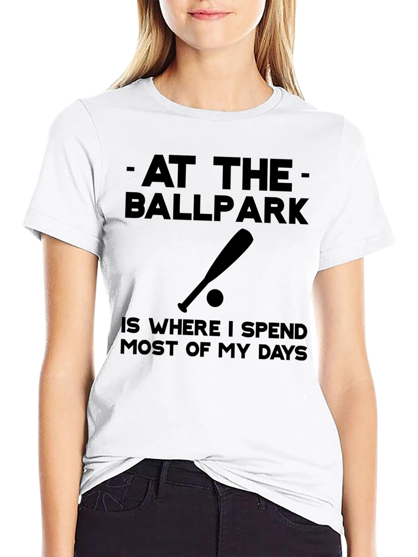 At the Ballpark Graphic Tee - Baseball Fan Shirt