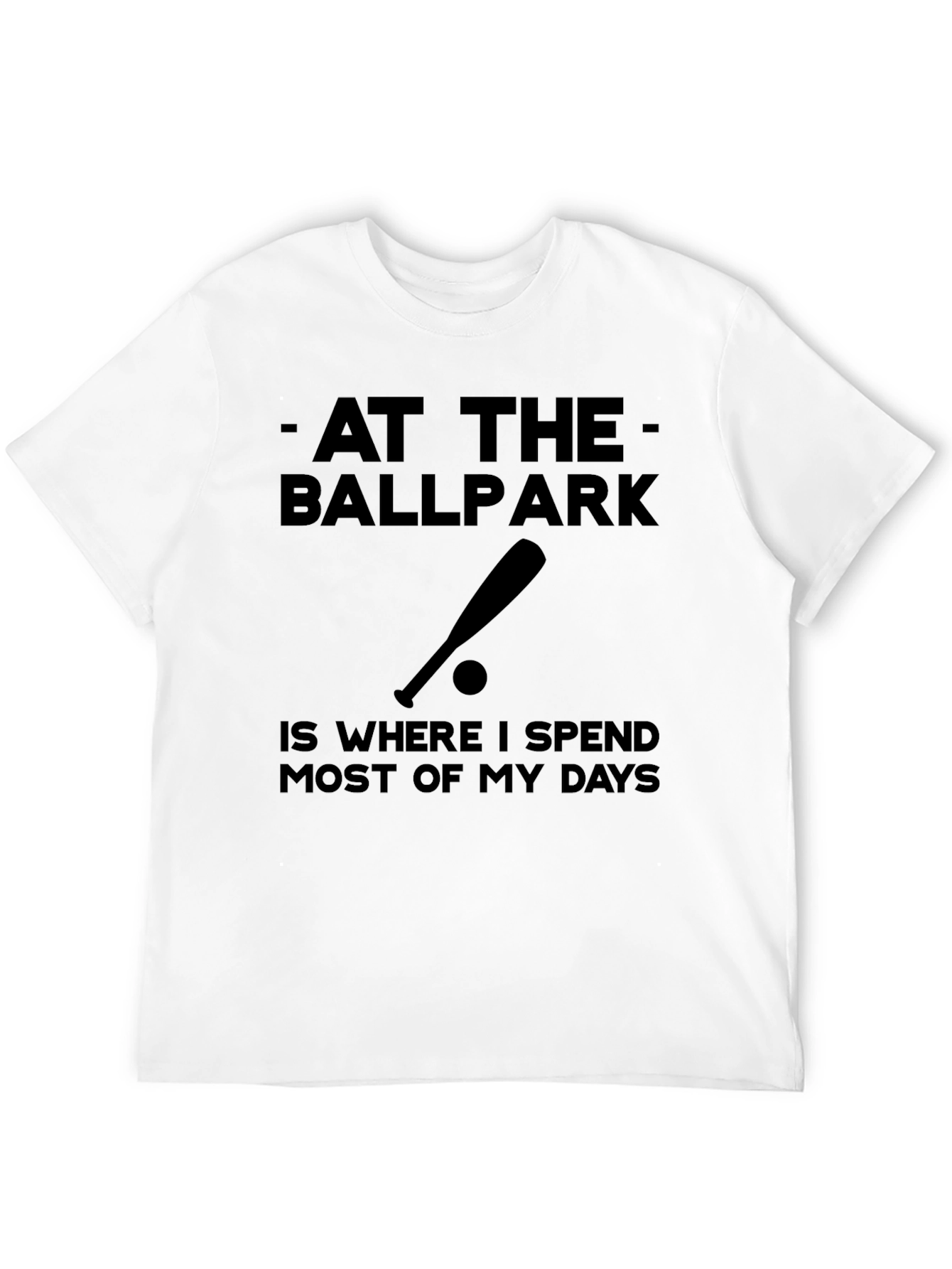 At the Ballpark Graphic Tee - Baseball Fan Shirt