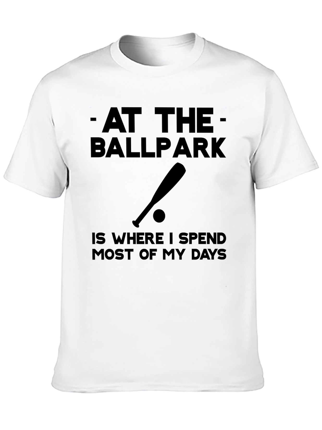 At the Ballpark Graphic Tee - Baseball Fan Shirt