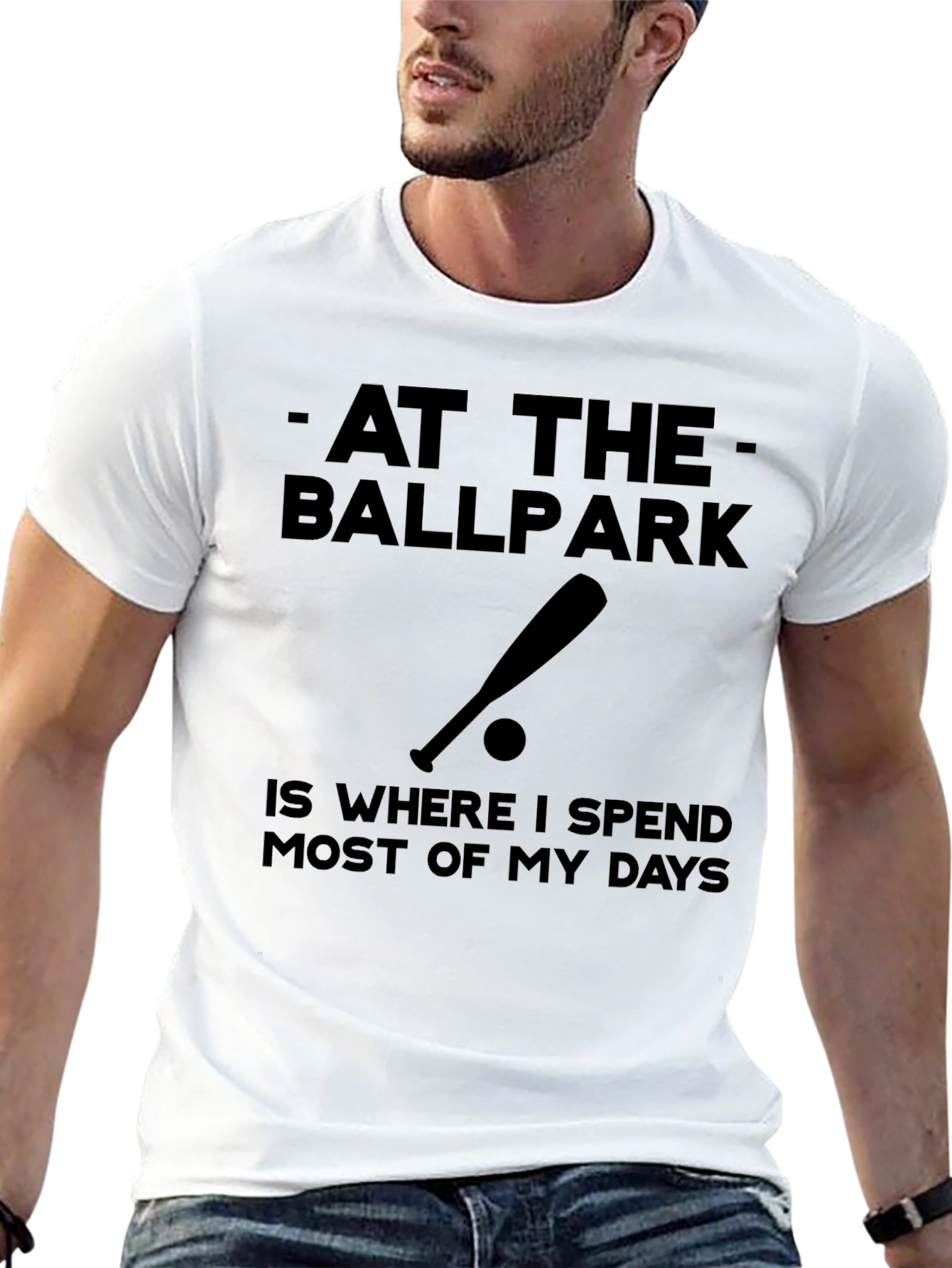 At the Ballpark Graphic Tee - Baseball Fan Shirt
